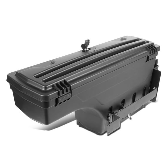 DNA Motoring ZTL-Y-0100 For 2002 to 2018 Dodge Ram 1500 2500 3500 Truck Bed Left Driver Side Wheel Well Storage Case Tool Box w/Lock+Key 03 04 05 06 07 08