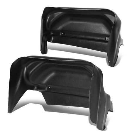 DNA Motoring ZTL-Y-0115 For 2014 to 2019 Chevy Silverado 1500 2500HD 3500 HD Pair Rear Wheel Well Liner Guard Inner Fender Mud Flaps