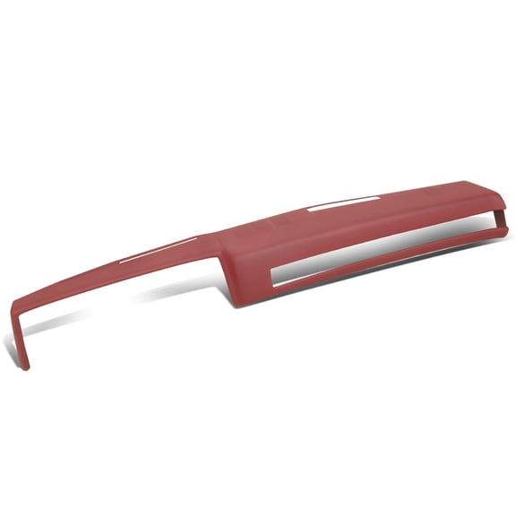 DNA Motoring ZTL-Y-0286-RD For 1981-1991 Chevy GMC C/K/R/V Pickup Suburban Molded Dash Cap Cover Bezel Overlay Maroon