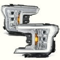 thumbnail image 1 of DNA Motoring for 18-20 F150 Switchback LED Sequential Projector Chrome Headlights, 1 of 11