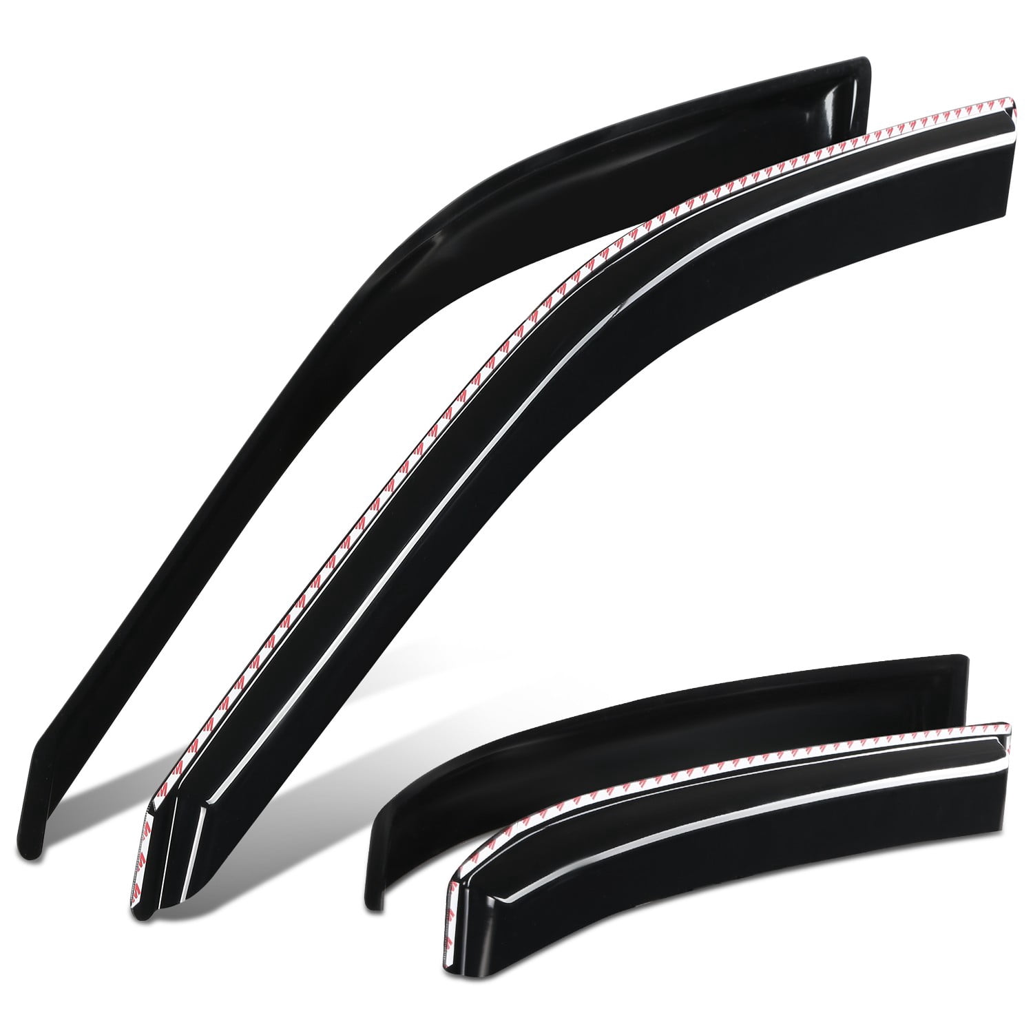 DNA Motoring for 2011-2023 Chrysler 300 In-Channel Window Visor Sun Rain Guard Deflector 4Pcs