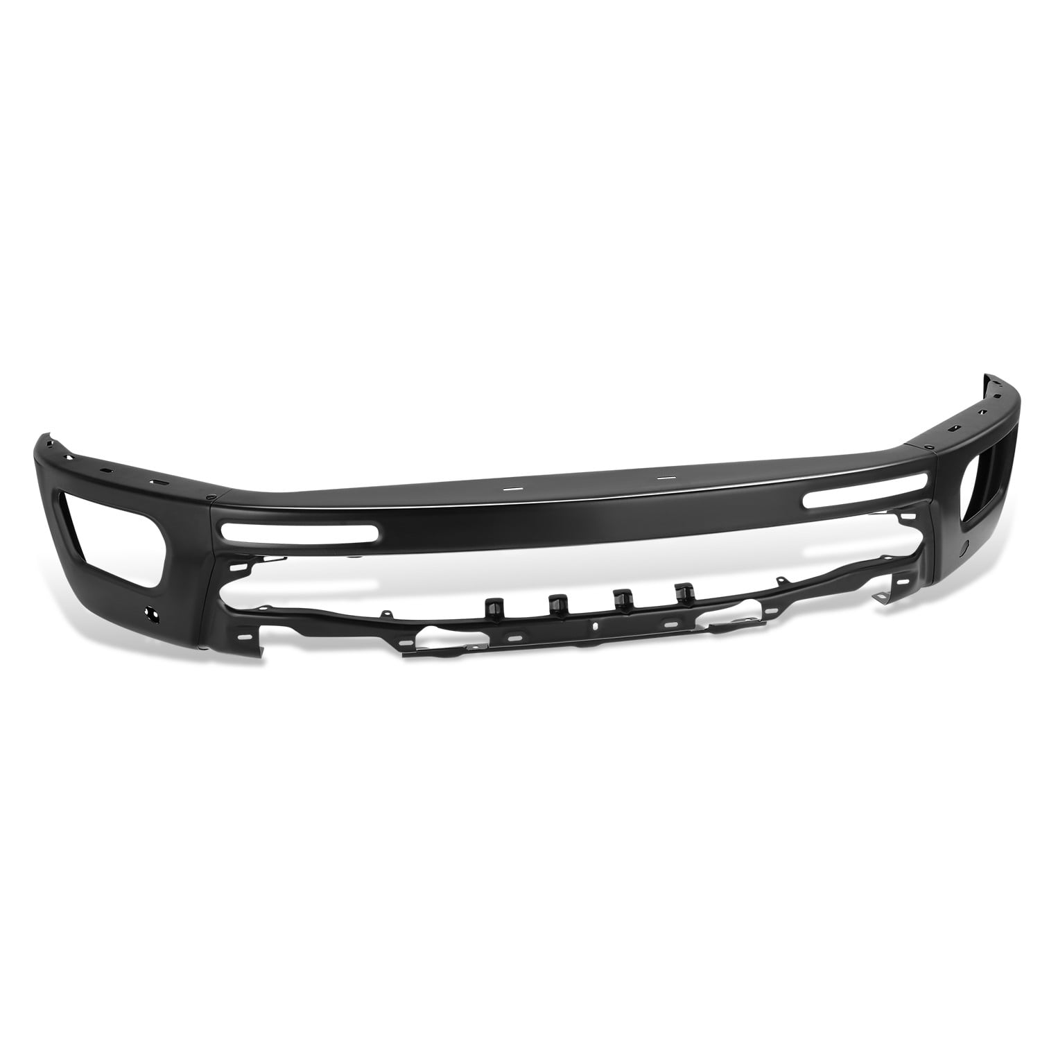 DNA Motoring for 2019-2024 Ford Ranger Front Bumper Face Bar w/ Sensor Holes Black Steel