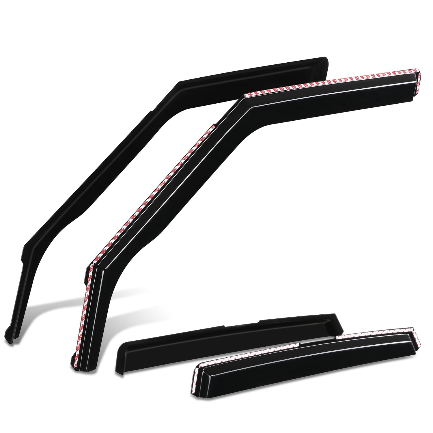 DNA Motoring for 2021-2026 Chevy Trailblazer In-Channel Window Visor Sun Rain Guard Deflector