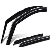 DNA Motoring for 2023-2025 Kia Sportage In-Channel Window Visor Sun Rain Guard Deflector 4Pcs