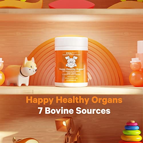 DNA PET Happy Healthy Organs & Glands Supplement for Dogs, FreezeDried