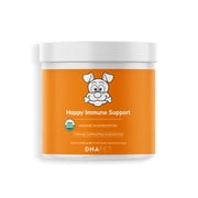 DNA PET Happy Immune Support USDA Certified Organic Mushroom Powder for Dogs, Immune Support Mix, 3.5 oz