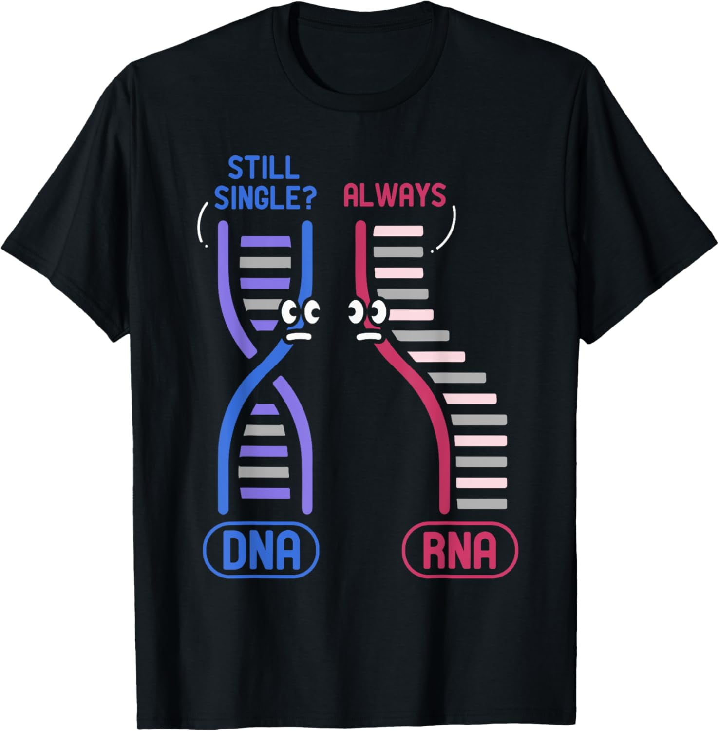 DNA RNA Science Dna Biologist Molecular Biology T-Shirt - Walmart.com