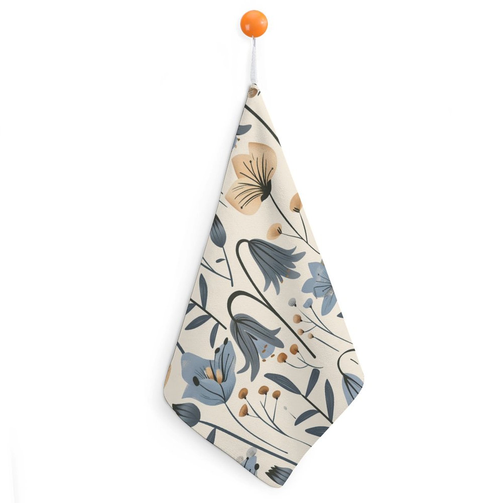 DNAGSB Bluebell Whisper Graphic 54 Kitchen Towels 1PCS, Soft Hand