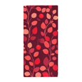 DNAGSB Botanical Cranberry Pattern 352 Bath Towels 14 X 29 Inches