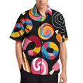 DNAGSB Bright Licorice Illustrations60 Mens Casual Shirts, Casual Mens