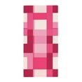 DNAGSB Charming Fuchsia Windowpane 143 Bath Towels 14 X 29 Inches