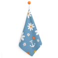DNAGSB Daisy Pattern1544 Kitchen Towels 1PCS, Soft Hand Towels with