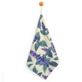 DNAGSB Geometric Anise Hyssop 03 Kitchen Towels 1PCS, Soft Hand
