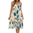 DNAGSBBSN Colorful Rose Flowers 126 Women's Maxi Summer Dress , Loose