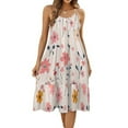 DNAGSBBSN Delicate Petal Icons 168 Women's Maxi Summer Dress , Loose