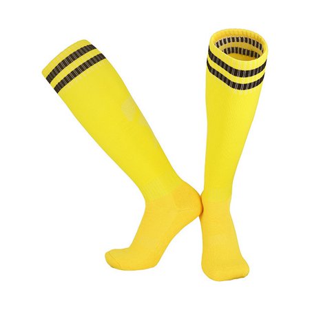 DNAKEN (3 Pairs) baseball socks softball socks grip socks soccer compression socks men for Youth & Adult kids toddler soccer socksHigh tube long stockings sports socks thicken towel anti -slip