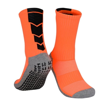 DNAKEN (3 Pairs) baseball socks softball socks grip socks soccer compression socks men for Youth & Adult kids toddler soccer socksMid -tube tube adhesive professional non -slip socks towel bottom spo