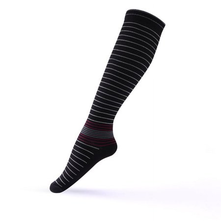 DNAKEN(5 pairs) Compression Socks for Women & Men Circulationis Best Support for Athletic Running,Hiking,Nursing compression socks plus size compression socks wide calf