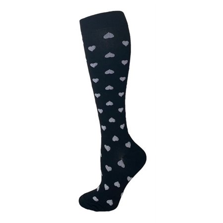 DNAKEN(5 pairs) Compression Socks for Women & Men Circulationis Best Support for Athletic Running,Hiking,Nursing plus size compression socks wide calf compression socks for women plus size