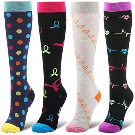 DNAKEN (8 pairs) Compression Socks for Women & Men Circulationis Best Support for Athletic Running,Hiking,Nursing compression socks women compression socks for women plus size