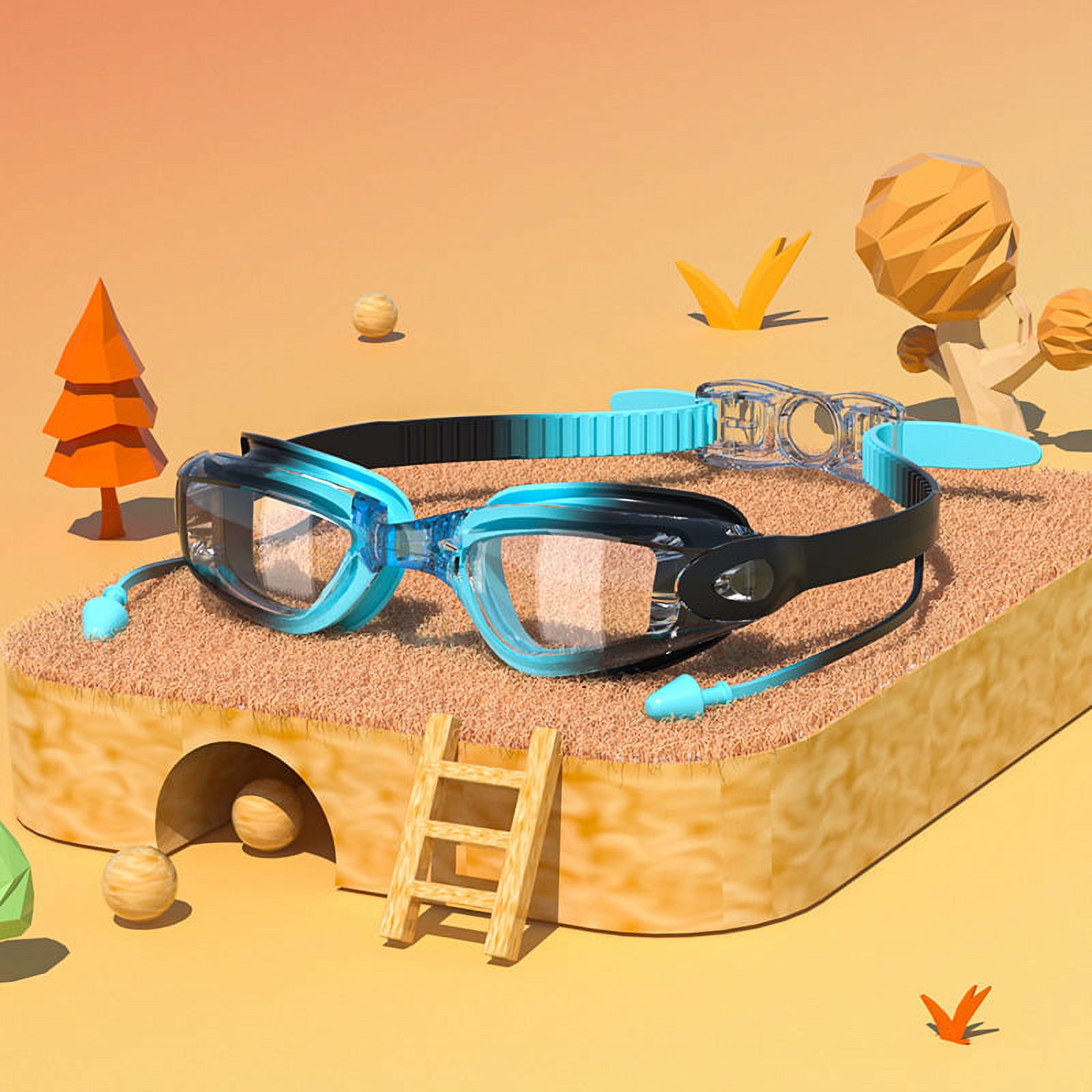 DNAKEN kid swimming goggles waterproof and antifog highdefinition swimming goggles