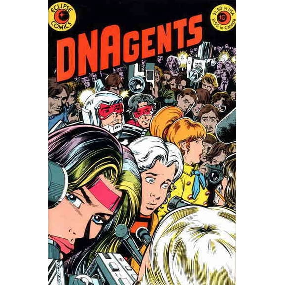 DNAgents #10 VF ; Eclipse Comic Book