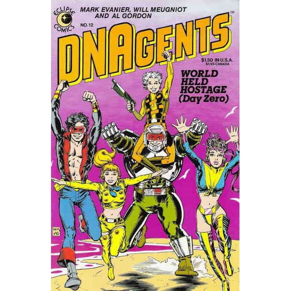 DNAgents #12 VF ; Eclipse Comic Book