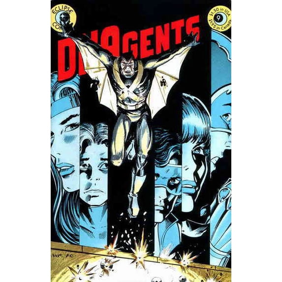 DNAgents #9 VF ; Eclipse Comic Book