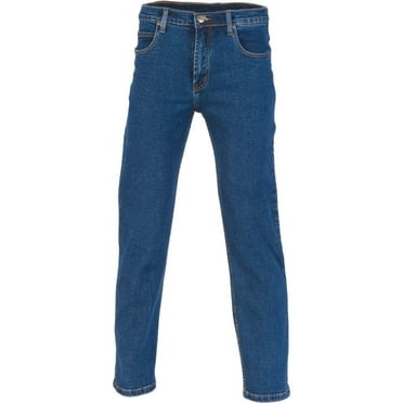 DNC Workwear Mens Cotton Denim Jeans Comfortable Safety Pant Work 3317