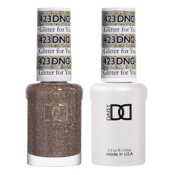 DND 423 Glitter for You Gel & Matching Polish Set - DND Gel & Lacquer