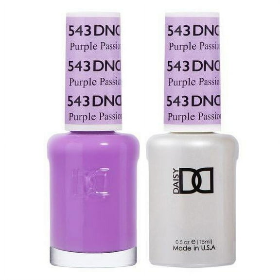 DND 543 Purple Passion Gel & Matching Polish Set - DND Gel & Lacquer