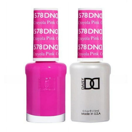 DND 578 Crayola Pink Gel & Matching Polish Set - DND Gel & Lacquer