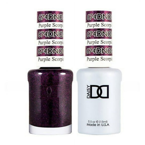 DND 674 Purple Scorpio Gel & Matching Polish Set - DND Gel & Lacquer