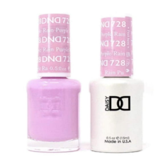 DND 728 PURPLE RAIN Gel & Matching Polish Set - DND Gel & Lacquer