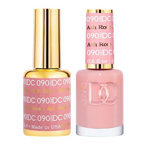 DND DC 090 Ash Rose Gel & Matching Polish Set - DND DC Gel & Lacquer