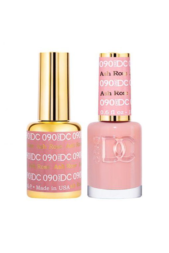 DND DC 090 Ash Rose Gel & Matching Polish Set - DND DC Gel & Lacquer