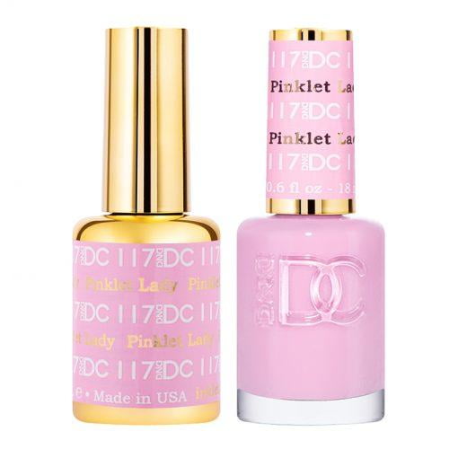 DND DC 117 Pinklet Lady Gel & Matching Polish Set - DND DC Gel & Lacquer