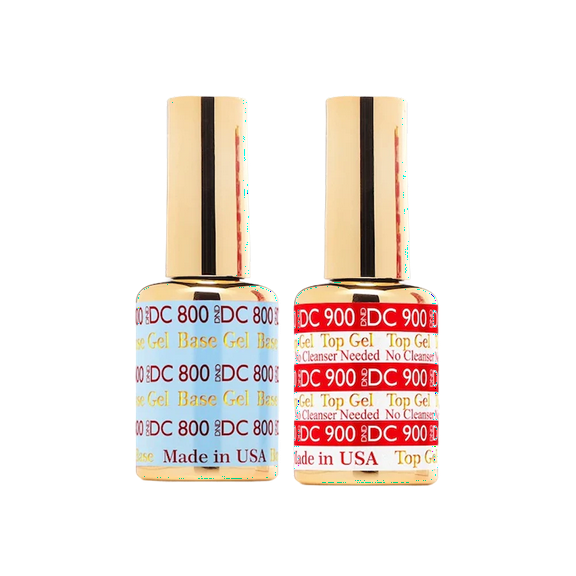 DND DC BASE GEL 800- TOP GEL NO CLEANSE 900