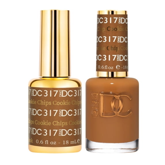 DND DC Cookie Chips Gel Polish #317, DND DC Gel Polish for Nails