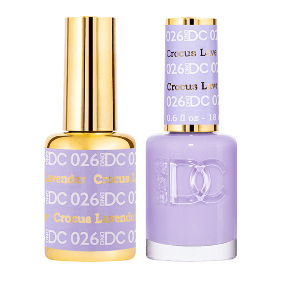 DND DC Duo Gel + Polish - 026 Crocus Lavender