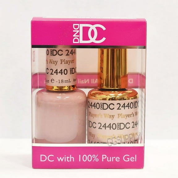 DND DC Duo Soak off Gel & Matching Nail Polish 2440 Player's Way