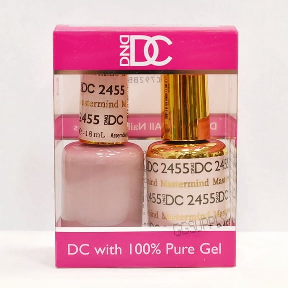 DND DC Duo Soak off Gel & Matching Nail Polish 2455 Mastermind