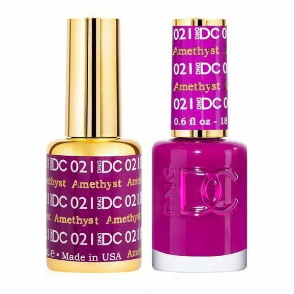DND - DC Duo Soak off Gel & Matching nail polish - 021 Amethyst