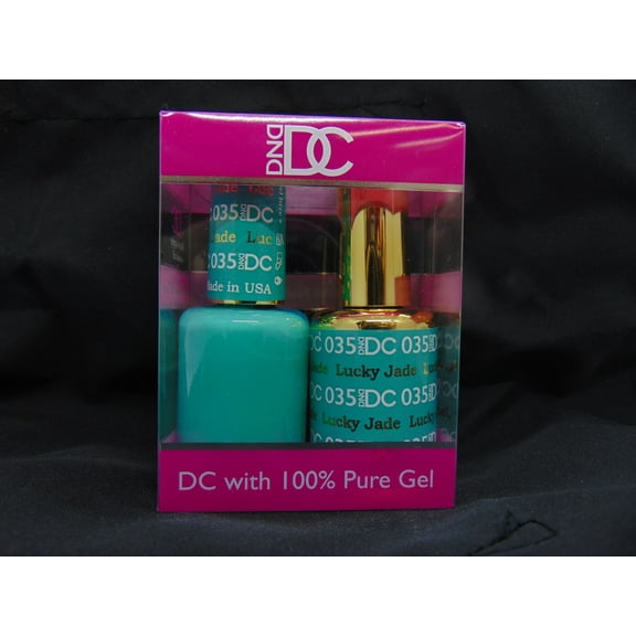 DND - DC Duo Soak off Gel & Matching nail polish, #035 - Lucky Jade