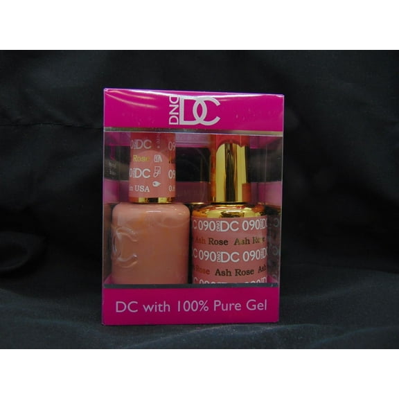 DND - DC Duo Soak off Gel & Matching nail polish, #090 - Ash Rose