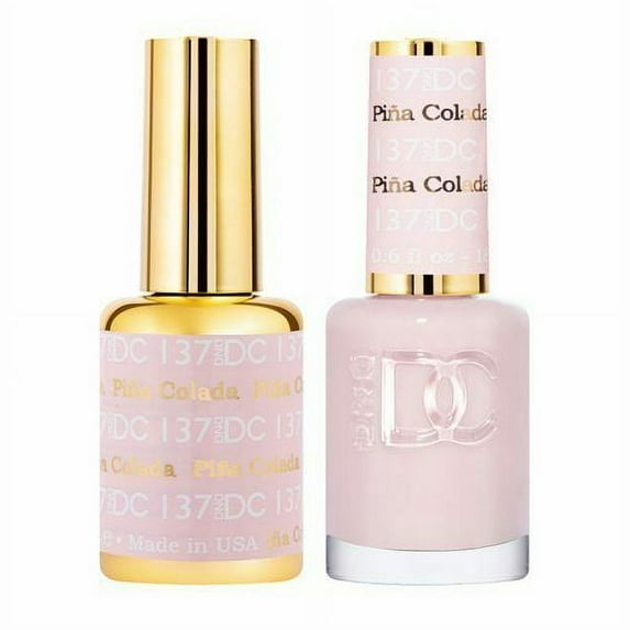 DND - DC Duo Soak off Gel & Matching nail polish - 137 Pina Colada