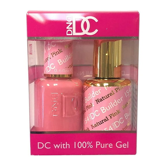 DND - DC Duo Soak off Gel & Matching nail polish - #154 Natural Pink