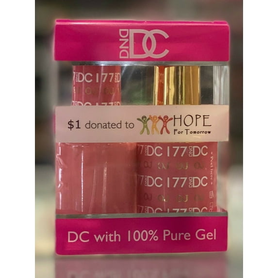 DND - DC Duo Soak off Gel & Matching nail polish, #177 - OJ