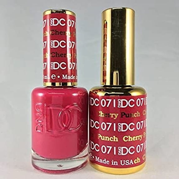 DND - DC Duo Soak off Gel & Matching nail polish - CHERRY PUNCH #DC071