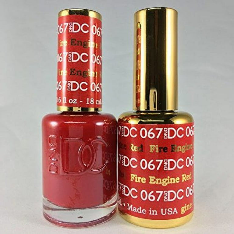 DND - DC Duo Soak off Gel & Matching nail polish - FIRE ENGINE RED